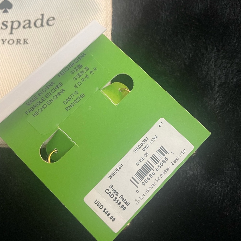 🌸Kate Spade Turquoise Flower Earrings - Picture 4 of 4